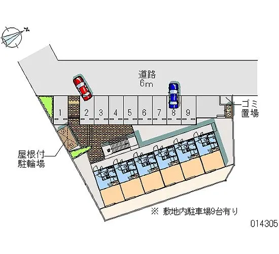 ★手数料０円★山形市小立１丁目　月極駐車場（LP）